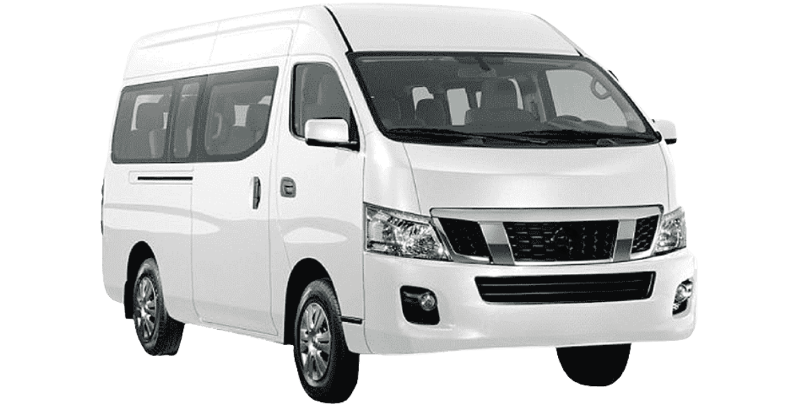 Example of a passenger van for 5 to 8 passengers